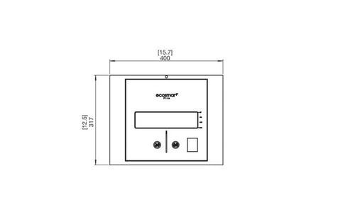 Ecosmart Fire BK5 Ethanol Burner - Stainless Steel Finish - ESF.1.B.BK5